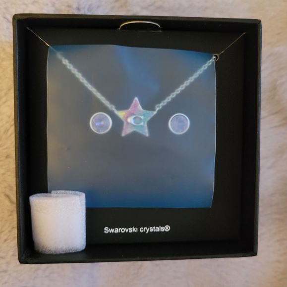 Coach Star Swarovski Crystals Necklace and Stud Earrings Jewelry Set - Picture 5 of 8